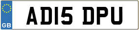 Truck License Plate